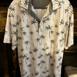 Palm Tree Print Men's Shirt